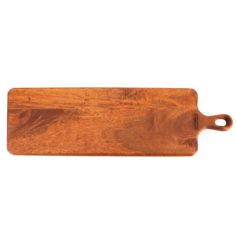 Planche de service en bois d'acacia brun foncé 21,8 pouces Martha Stewart Everhaven de Martha Westhaven
