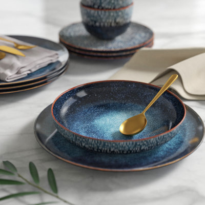 Piece Stoneware Dinnerware Set - Service for 4