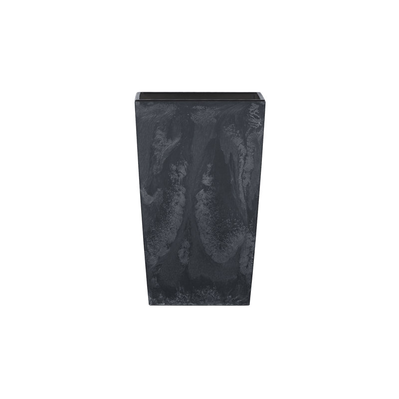 Baxman Planter, Anthracite, 50cm H x 26.5cm W x 26.5cm D