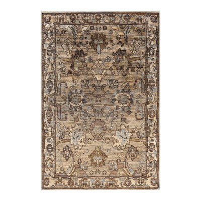 Serapi One-of-a-Kind 3' 11" X 5' 11" Hand Knotted Area Rug