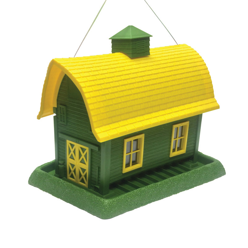 Hopper Bird Feeder, Yellow/Green