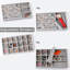 Ensemble de 8 plateaux empilables de rangement de bijoux empilables-992586761