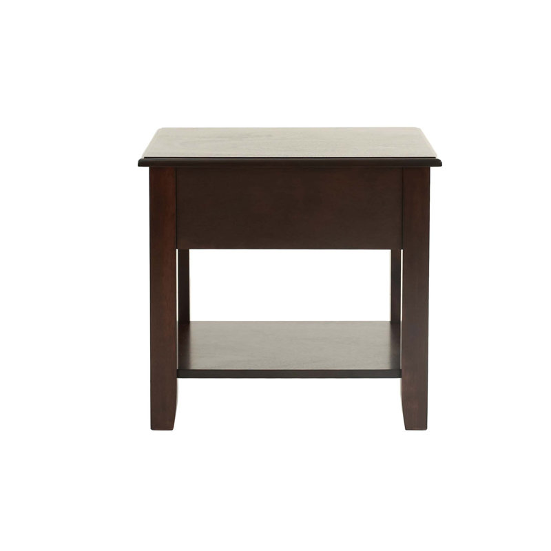Ensemble de tables d'appoint 4 pièces Classic Classic avec tiroirs et tablettes ouvertes pour le salon, la table basse, la console et les tables de bout