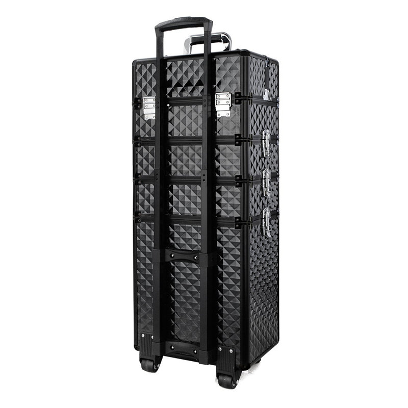 Aluminium Alloy Travel Case + Portable, Black