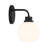 Maverick 1-Light Wall Sconce in Black-121637175