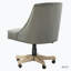 Chaise de bureau moderne avec dossier capitonné-88876324