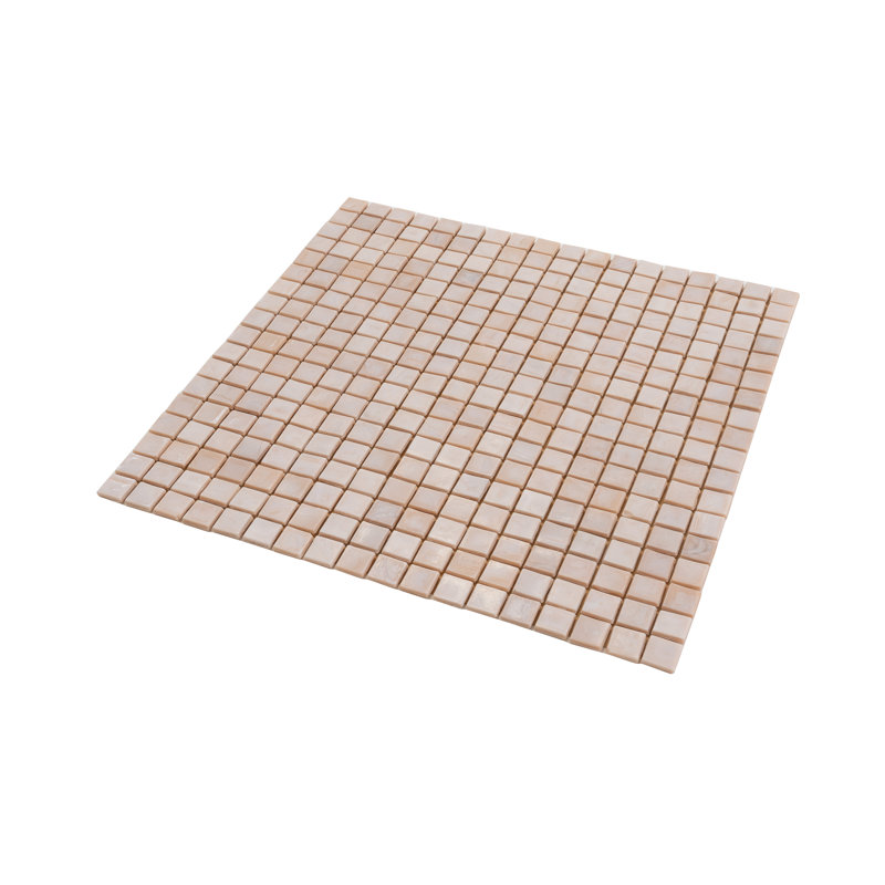 Skosh 0.6" x 0.6" Glass Grid Mosaic Wall & Floor Tile