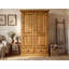 Hailley Solid Spruce Wood 2 Door Wardrobe