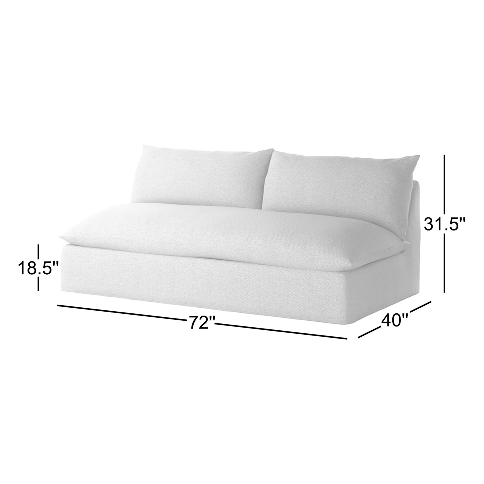 Jovian 72'' Wide Aluminum Loveseat with Cushions, Faye Sand