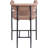Alaine Upholstered Counter Stool with Metal Frame-168094864