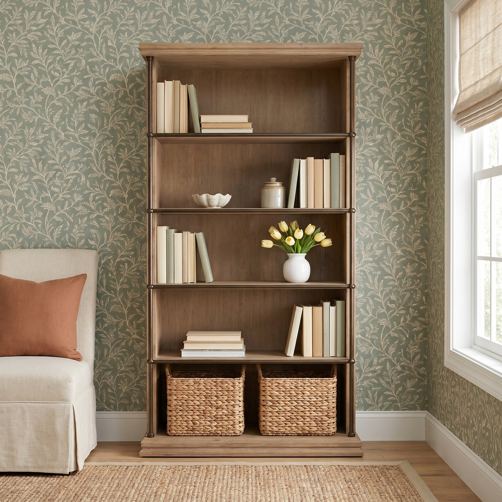 Elsa Wide Bookcase