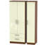 Yvette 3 Door Manufactured Wood Wardrobe-18860328-23704023