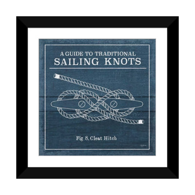 «Vintage Sailing Knots VII», art textuel sur toile