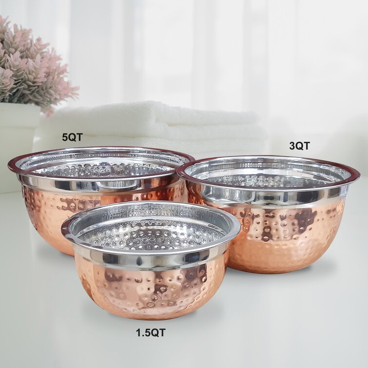 NU Steel German Stainless Steel Mixing Bowl Set & Reviews