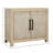 Merwin 42" Wide 2-Dr Reclaimed Pine Sideboard, Light Natural Warmwash