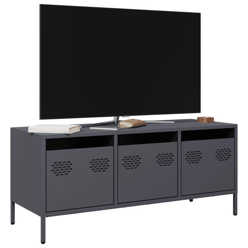 Ayele TV Stand, Anthracite, 101.5cm