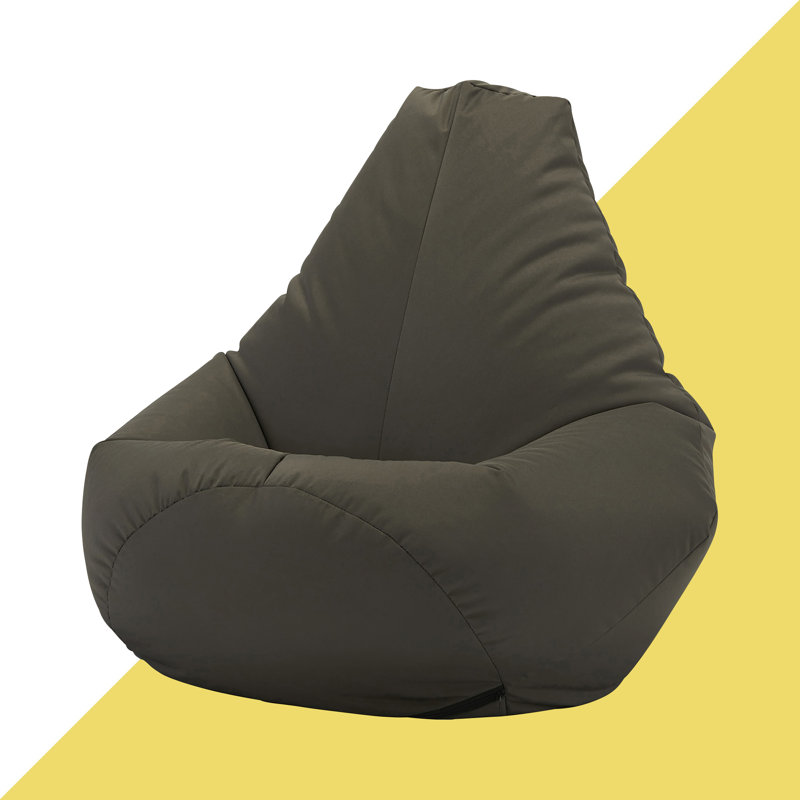Salcombe Polyester Outdoor Friendly Refillable Bean Bag Chair & Lounger, Olive