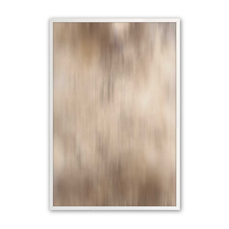 Latté cosmique I, Cadre simple blanc opaque, H 25 po x l 19 po