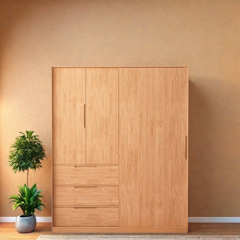 Modern Simple Wardrobe, H 83 po x l 55 po x P 24 po