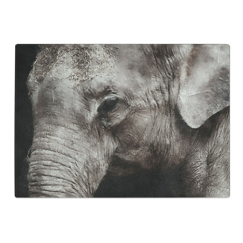 Elephant Vol.3 Painting Chopping Board, 20cm W x 28.5cm L