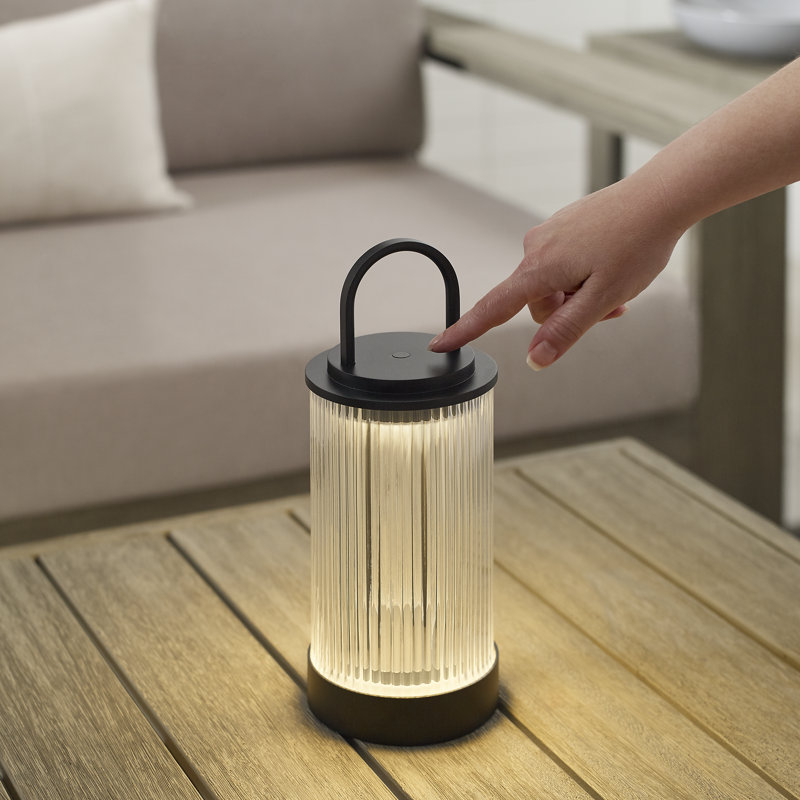 Tawa Accent Rechargeable Table Lamp, Black