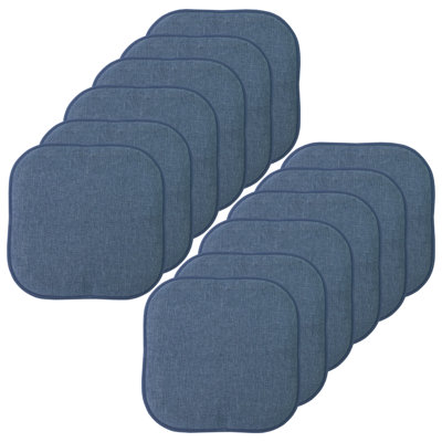 Alexis Memory Foam No Slip Back 16" x 16" Chair Pad Cushion