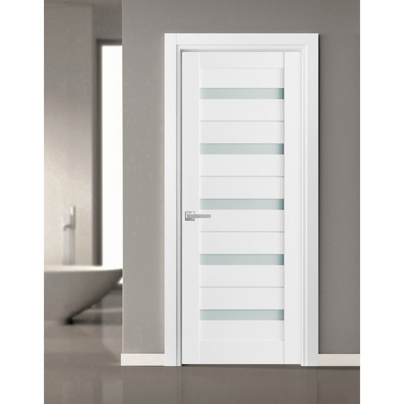 Porte standard en bois manufacturé Quadro, 79,5 po x 17 po