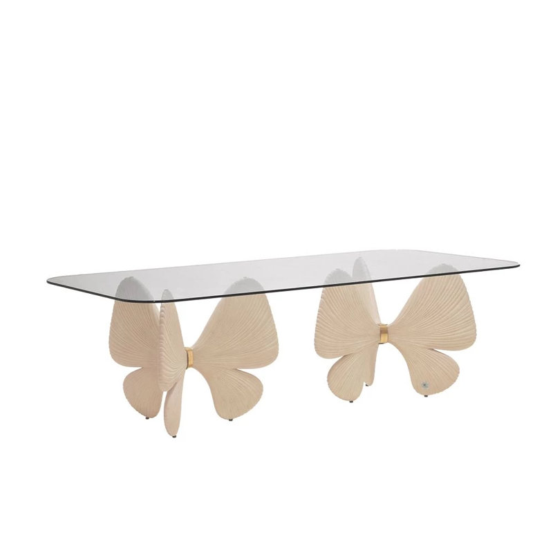 Ginkgo Outdoor Dining Table, Sand