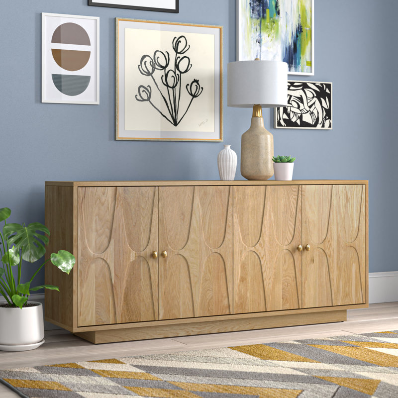 Buffet de 72 po de largeur Myers, Naturel