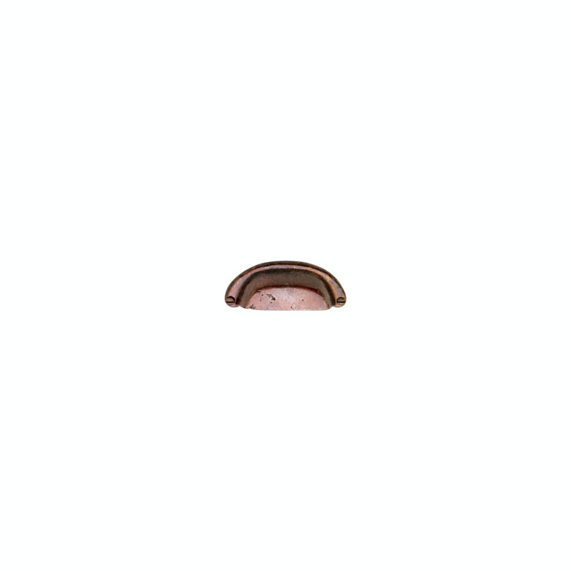 Cup / Bin Pull, Silicon Bronze Rust
