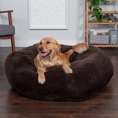 Round Orthopedic Memory Foam Pet Bed