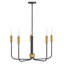 Lustre 5 lumières à niveaux multiples Austen-1057258240