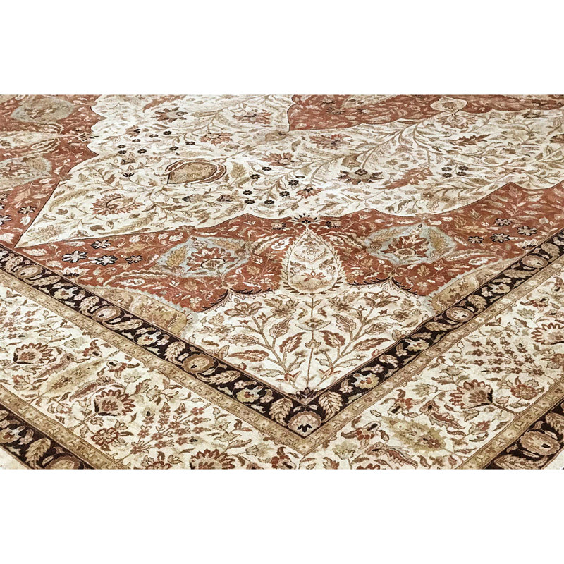 One-of-a-Kind Rectangle 11'9" X 17'8" Hand Knotted Area Rug