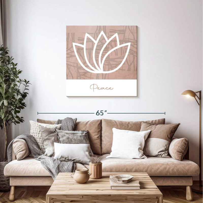 Lotus Tergel Peace, H 36 po x l 36 po