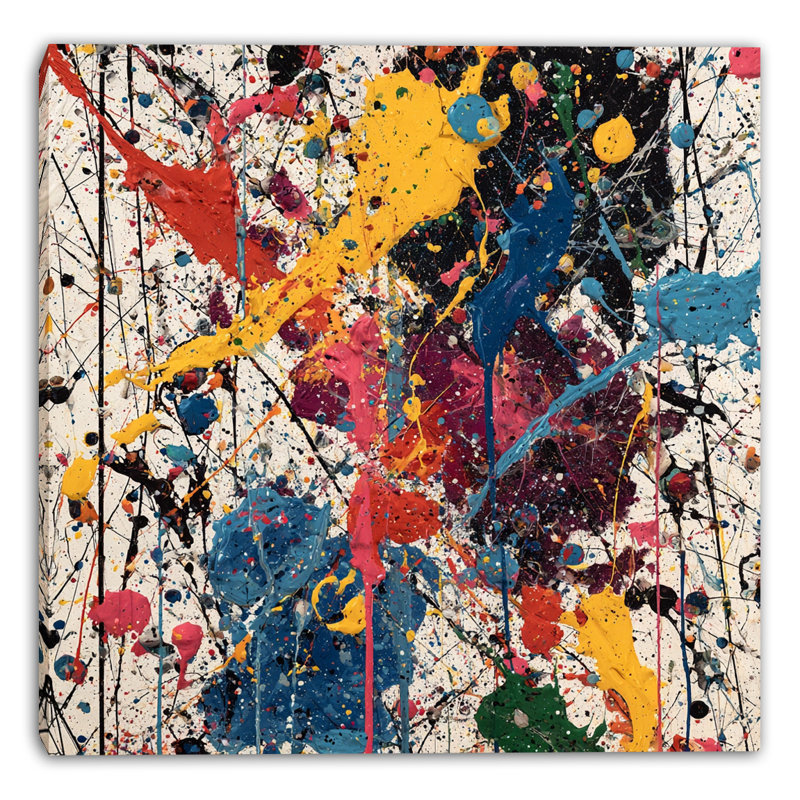 «Energy Collide», art mural sur toile tendue, H 20 po x l 20 po