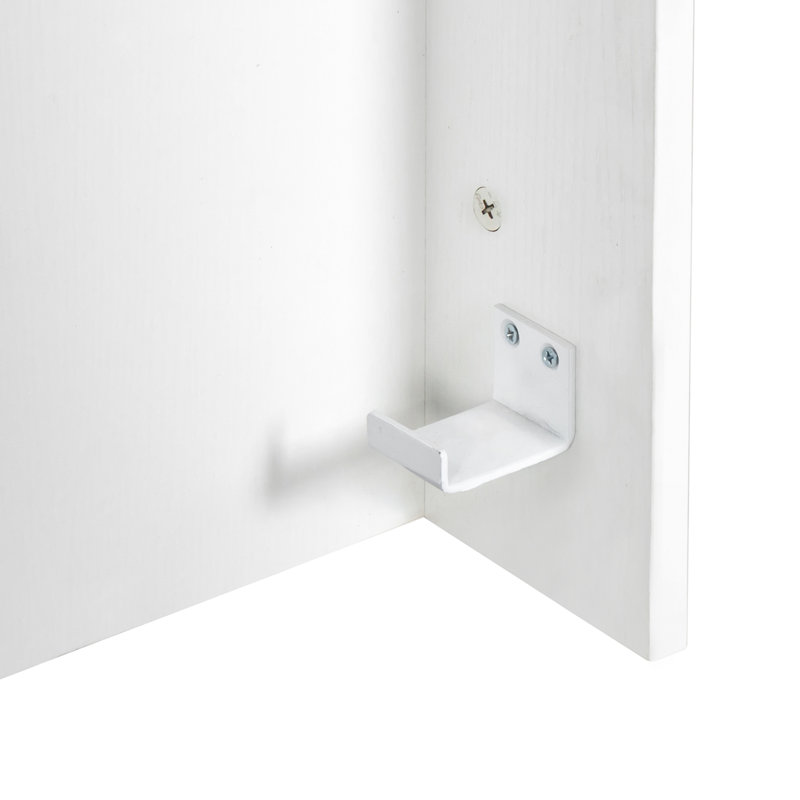 Table de salle à manger extensible en bois avec rangement Quentin, H 30,71 po x l 118,11 po x P 35,43 po, Blanc cassé 1