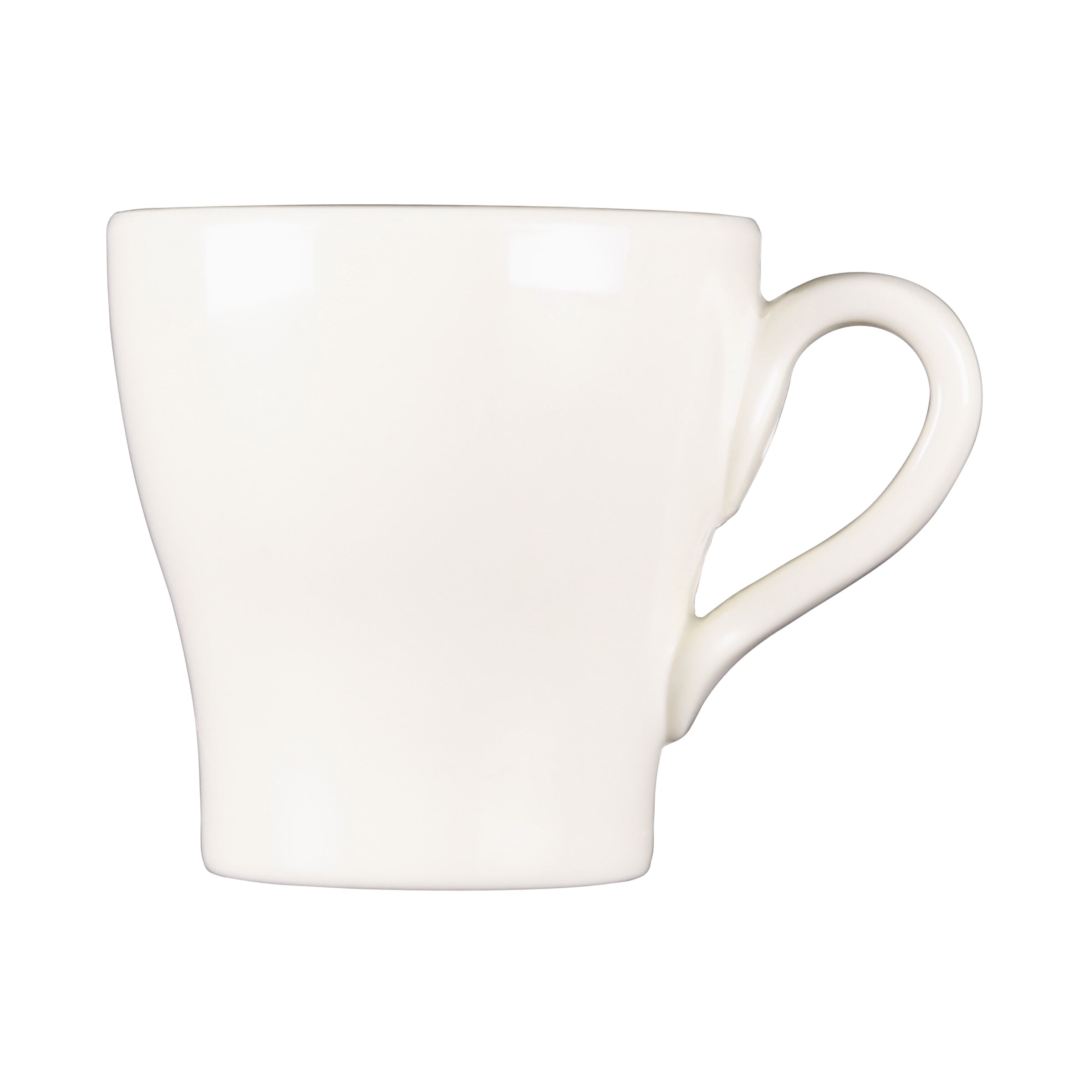 White Ceramic Cappuccino Mug, 20 Oz.