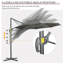 294cm Tilt Parasol