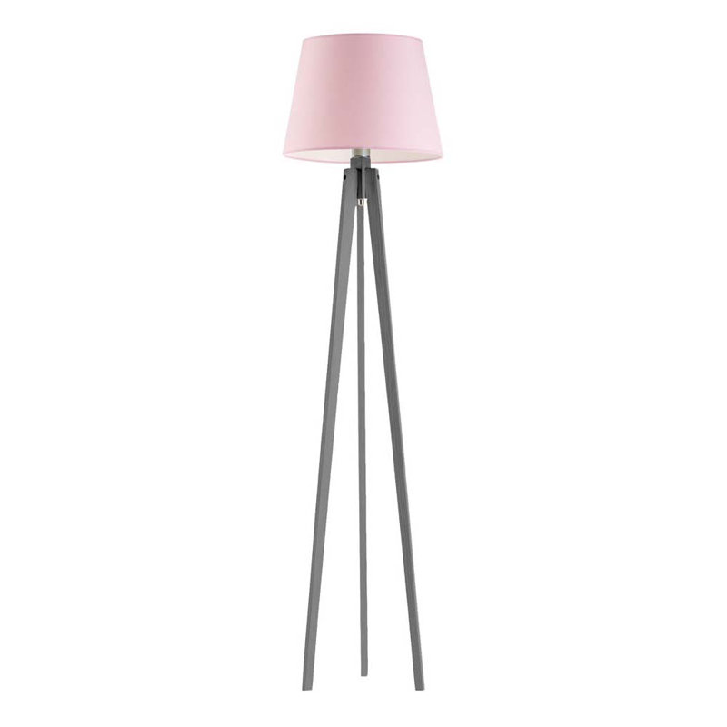 Araby 158cm Tripod Floor Lamp, Grey, Pink