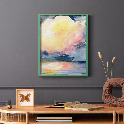 Prism Seascape I, reproduction encadrée - bois massif