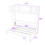 Lit escamotable en bois avec armoires de rangement-1140946016