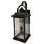 Applique murale d'extérieur bronze antique 3 lumières 22,25 "