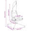  Hanging Egg Chair Folding Anthracite 94 X 107 X 196.5 Cm Steel-1193003531