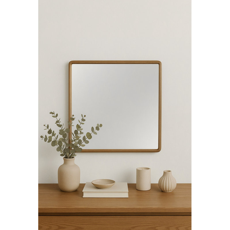 Small Mirror - Latte, Light Brown