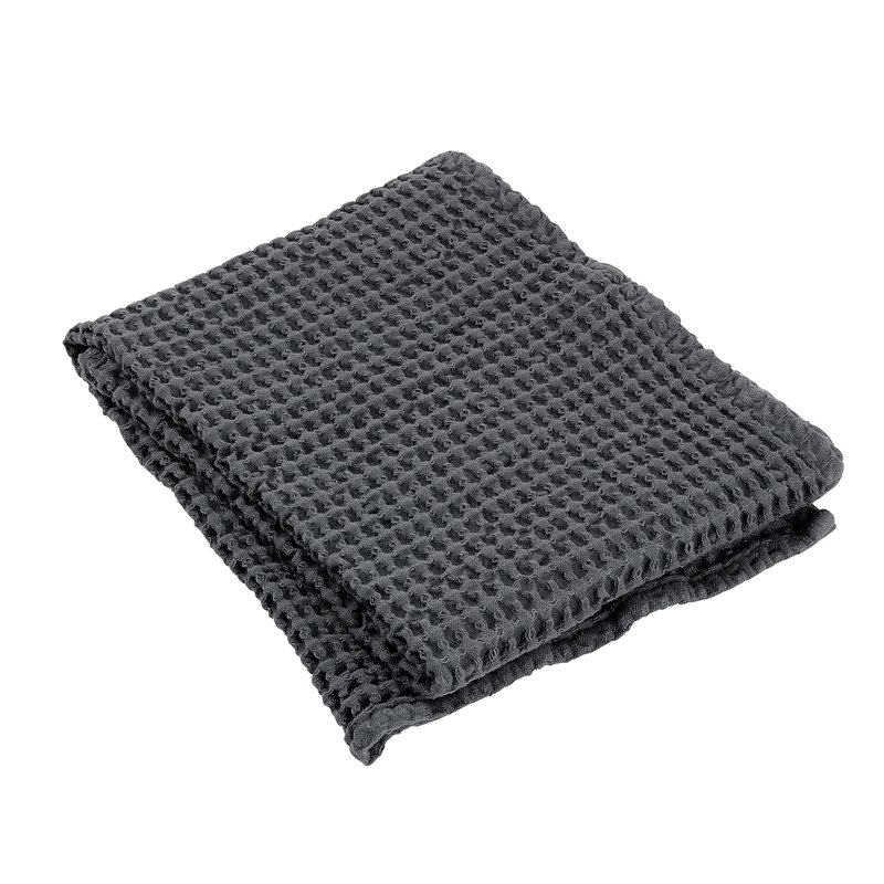 Waffle 100% Cotton Hand Towel, Magnet-Charcoal
