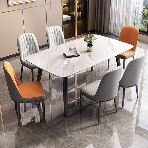 Wayfair | Marble Rectangular Kitchen & Dining Tables You'll Love in 2023