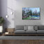 «Lakeside Gazebo» par Diane Romanello, art mural sur toile