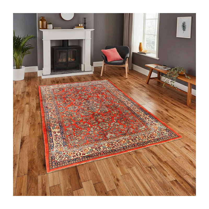 Persian Antique Sarouk 6'3'' X 9'4''
