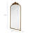 Antique Arched Decorative Full-Length Leaning Floor Mirror