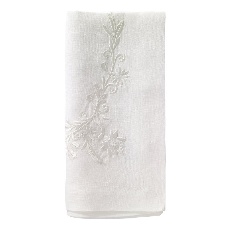 Bella Linen Napkins, Off White